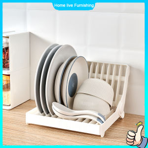 Foldable Dish Rack Dish Drying Plate Tableware Shelf Drainer Kitchen Bowl Plate Storage Holder Dish Storage Rack