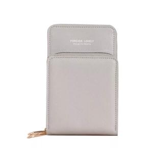 Tas Selempang Kulit Wanita HP Dompet Multifungsi Touch Screen FL01