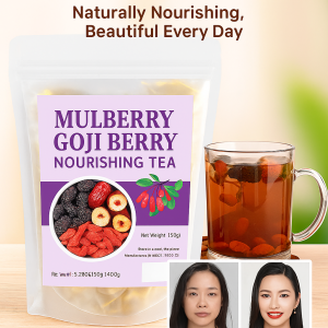 Mulberry Goji Berry Nourishing Tea Red Date Herbal Drink Natural Dried Fruit Blend Caffeine-Free Health Tea Boost Immunity