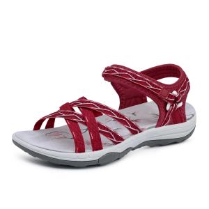 GRITION Sandal For Woman Womens Sandals Fashion Design Flat Sandals For Women Non-slip Summer Beach Shoes Outdoors Sandals