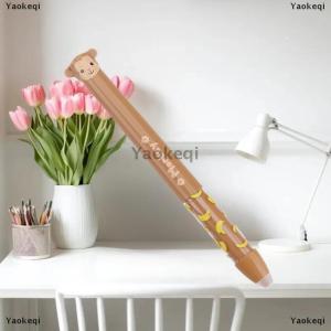 [COD] Yaokeqi 2Pcs Multifunctional Erasable Neutral Pens Animal Design Quick-drying Gel Pen Double Ink Color Pens Writing Tool School Supplies