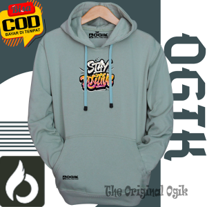 Hoodie Murah Bandung Sweater Hoodie Keren Pria Distro Orijinal 2024 Warna Cream Sablon Freedom Jaket Terbaru 2023 Bahan Katun OGIK PROJECT Hoodie Branded Switter Cowok