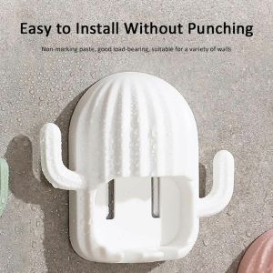 📌เก็บฟรี!! คูปองลดค่าส่ง💝พร้อมส่ง🌵ที่เแขวนแปรงสีฟัน กระบองเพชร ติดผนัง ไม่เจาะ🌵ที่เก็บแปรงสีฟัน แขวนเครื่องประดับ 🚀ส่งไว