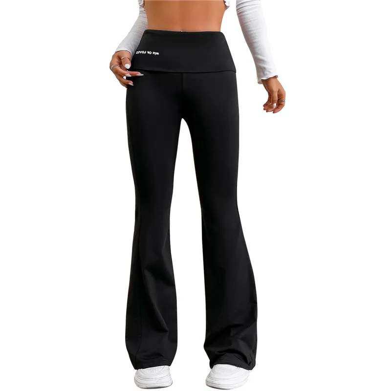 2023 Womens High Waisted Flared Slimming Bootcut Yoga Pants