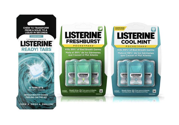 Listerine PocketPaks Portable Breath Strips | Lazada PH