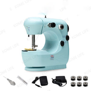 จักเย็บผ้า จักรเย็บผ้าขนาดเล็ก จักรเย็บผ้าไฟฟ้า เย็บด้ายคู่และความเร็วสองระดับ จักรเย็บผ้า อเนกประสงค์ Sewing Machine