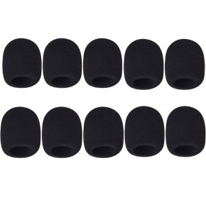 50 Buah Busa Microphone Kecil Kualitas Tinggi Busa Mic Clip On Anti Bising Busa Mic Kecil 30*22*8mm
