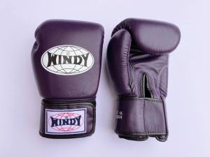 Windy BGVH Genuine Leather Classic Muay Thai Boxing Gloves Velcro