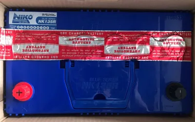 แบตเตอรี่รถยนต์ NIKO NK135 12V 70 แอมป์ ไฟแรง ราคาถูก มีรับประกัน (ตรวจสอบขั้วก่อนสั่งซื้อ) (แบตเตอรี่ยังไม่เติมน้ำกรด ลูกค้าต้องนำไปเติมเอง)