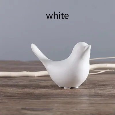 Golden Bird Figurines Ceramic Bird Figurines Ornaments Bird Sculpture For Party Wedding Living Room Home Decoration