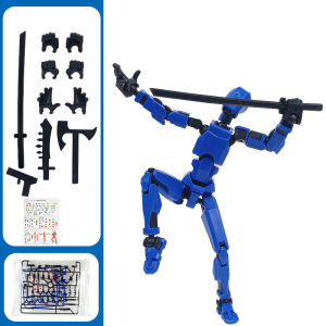 Robot Action Figure Movable Jointed Poseable Collectible Desk Display Stress Relief Home Decor