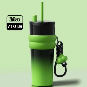 กระบอกน้ำเก็บอุณหภูมิ เคลือบเซรามิค 8-12 ชั่วโมง เก็บเย็น-ร้อนได้นาน710มล-223