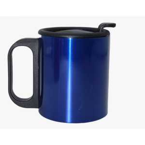 Mug Stainless SUS 304 Mug Cangkir Kopi Outdoor Stainless Steel 304 ANTI TUMPAH 1140 2007 2008 - SS