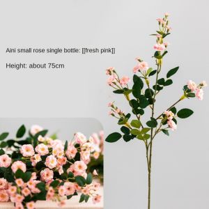 【COD+IN STOCK】75cm Simulated Flower Multiple Forks Sweetheart Rose Floral Bouquet  Multi Colored Artificial Flower Wedding Decoration