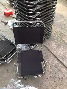 Ghế xếp cà phê gấp gọn  ghế câu cá du lịch dã ngoại giá rẻ  chất liệu inox dày loại  1