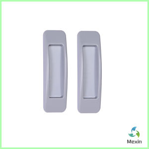 Mexin มือจับประตู หน้าต่าง ไม่เจาะ แบบพลาสติกติดแผ่นกาว ขายเป็นคู่ Punch-Free doorknob