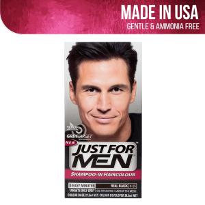 Just For Men Shampoo-In Hair Color - Real Black