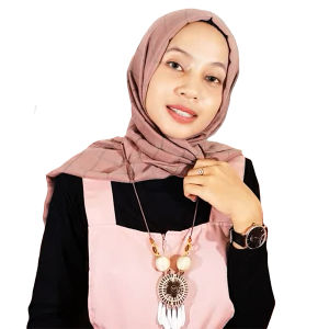 Kalung Fashion / Kalung Etnik / Kalung Handmade / Kalung Wanita / Aksesoris Wanita / Kalung Hijab / Aksesoris Hijab / Aksesoris Batik / Kalung Modern / Kalung Batik KEF57