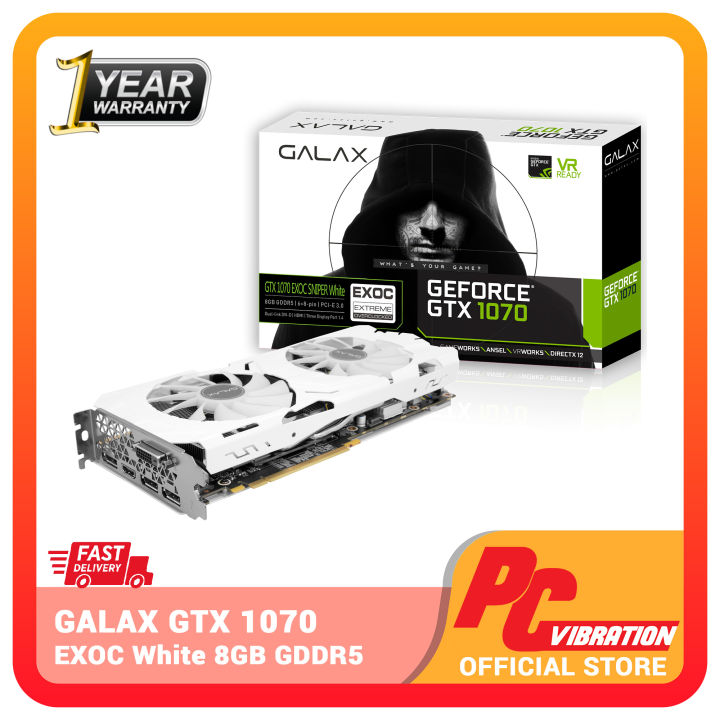 GeForce GTX 1070 EXOC 8GB GDDR5 256BIT GALAX GTX1070 EXOC 8GB