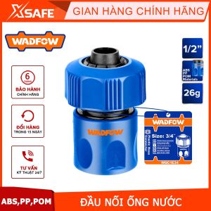 Khớp nối nhanh ống nước WADFOW WQC1E12 có van 1 chiều khớp nối ống nước 1/23/4 inch nhựa ABSPPPOM bền bỉ chống bể vỡ chống rỉ nước