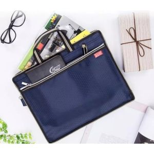 Briefcase Mature Men Business Handbag Double Thickened Large Capacity Waterproof Office File Bag
