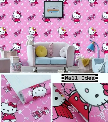ขายดี Wall Ideas วอลเปเปอร์ สติกเกอร์ ติตผนัง แต่งห้อง ติดเฟอร์นิเจอร์ ติดตู้ ทำจาก PVC มีกาวในตัว ติดง่าย ขนาดกว้าง 45 เซนติเมตร ยาว 9-10 เมตร