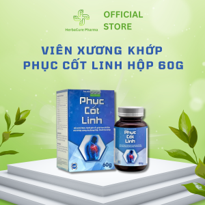 [COMBO 3 tặng 1] Phục Cốt Linh – Hỗ Trợ Xương Khớp Giảm Đau Do Thoái Hóa Phong Thấp Hộp 60g