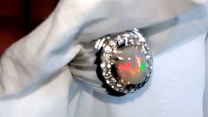 CINCIN BATU AKIK KALIMAYA KRISTAL KEMBANG