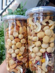 HẠT ĂN KIÊNG GRANOLA. KHÔNG ĐƯỜNG NƯỚNG MẬT ONG (ĂN VẶT ĂN KIÊNG TỐT CHO MỌI LỨA TUỔI - TRẺ EM - BÀ BẦU NGŨ CỐC TĂNG CÂN - GIẢM CÂN)HỘP 500G