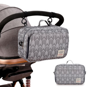Baby Stroller Organizer Bag Universal Stroller Organizer Accessory Fit for All Baby Stroller