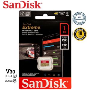 SanDisk 1TB Extreme Micro SDXC (R190/W130)