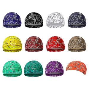 Breathable Helmet Inner Liners Stretchy Head Caps for Motorcycle Bike Helmets Sports Gear