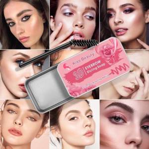 Philippines no.1 kiss beauty Eyebrow Styling Cream Colorless Long Lasting Natural Eyebrow Soap
