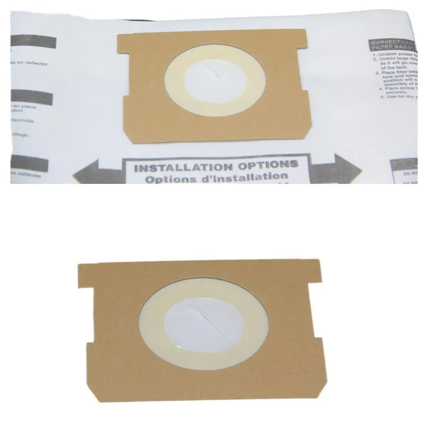 thumbnail image 2 of Shop-Vac Filter Bags Type E - 10 Pack For 5-8 Gallon Wet Dry Vacs 2 of 9