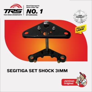 TRS segitiga shock 31MM viar 150 200 tipe lampu bulat
