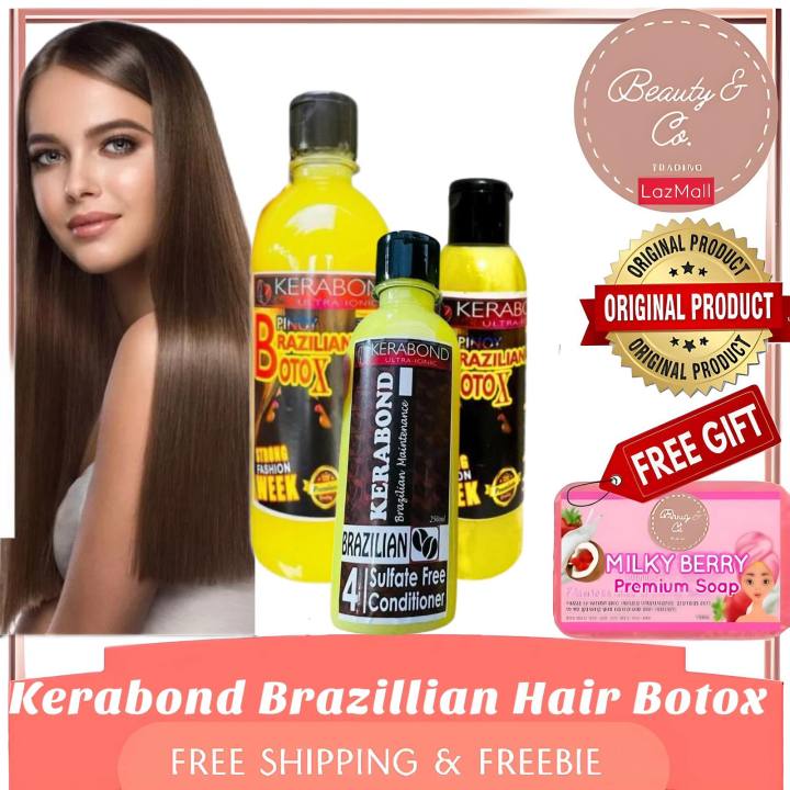 Kerabond Pinoy Brazilian Botox 500ml x4 KERABOND Ultra Ionic Pinoy