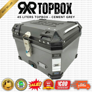 【Topbox Only】SEC Single Lock - 45 Liters Hard Plastic Topbox Free Backrest and Baseplate