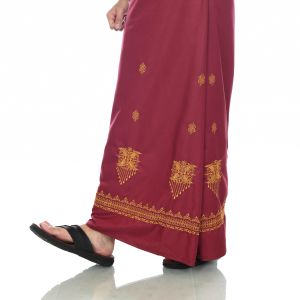 Sarung Bordir Pintu Aceh Motif Timbul Keren Sarung Sholat Pria Dewasa