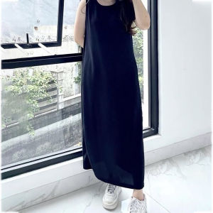 Dress Wanita Evilong Tanpa Lengan