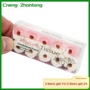 Cneng 1 12 Dollhouse Mini Paper Towel Roll Model Dollhouse Toilet Tissue Decoration Dolls House Bathroom Decor Accessories