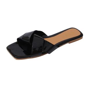 sy.shop Womens Simple Style Flat Sandals Summer Spring  Break Easter Vacation AK-31