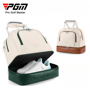 PGM YWB050 Golf Clothing Bag Womens Double Layer Clothing Bag Independent Shoe Bag Lightweight Waterproof Travel Tote Bag