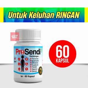 PROSENDI Herbal Nyeri Sendi Asam Urat & Rematik – Bantu Kurangi Pegal Linu Sakit Pinggang Otot Kaku & Saraf Tegang Dukung Kesehatan Tulang Sendi dan Kolesterol Agar Tetap Nyaman Bergerak – Suplemen Herbal