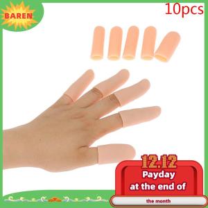 BAREN 10pcs/set Silicone Gel Tube Hand Bandage Finger Protector Pain Thumb Cap