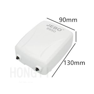 Máy Sủi Oxy Tích Điện Jebo 9950 (2 Vòi) - Siêu Êm Chạy 48H Khi Mất Điện Bền Bỉ Cho Bể Cá