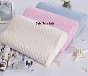 Orthopedic Neck Pillow Fiber Slow Rebound Memory Foam Big Sale COD