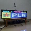 LED Running text  Mini videotron 133x40cm full color RGB P.5 Outdoor. 