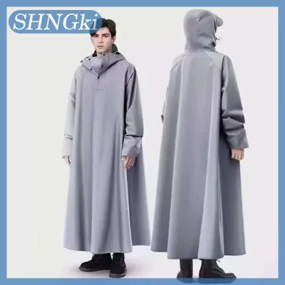 SHNGki Áo mưa dày Oxford không thấm nước Áo Mưa Áo mưa thời trang ngoài trời unisex Áo Mưa Áo Mưa dài áo mưa trùm đầu quá khổ