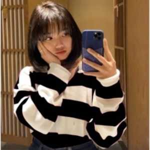 OUTFIT RAJUT Sweater Wanita Crop Motif Blaster Kerah Pollo Lengan Panjang Bahan Halus Tebal