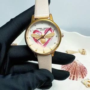 Deyi Bird Limited Edition Womens Watch 2023 Valentines Day New Love Heart Little Bee Womens Watch Original Pearl Mechanical Watch